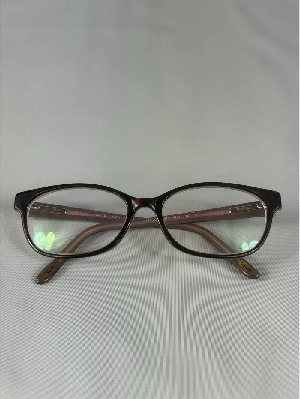 SAFILO ELASTA Eyeglasses 5795 01K2 Frames Only 51 16 130 Flex Hinges